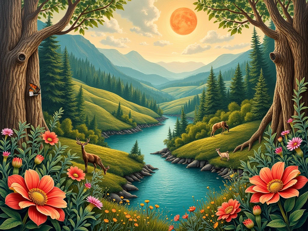 Sluzarineth Natur Kollasj